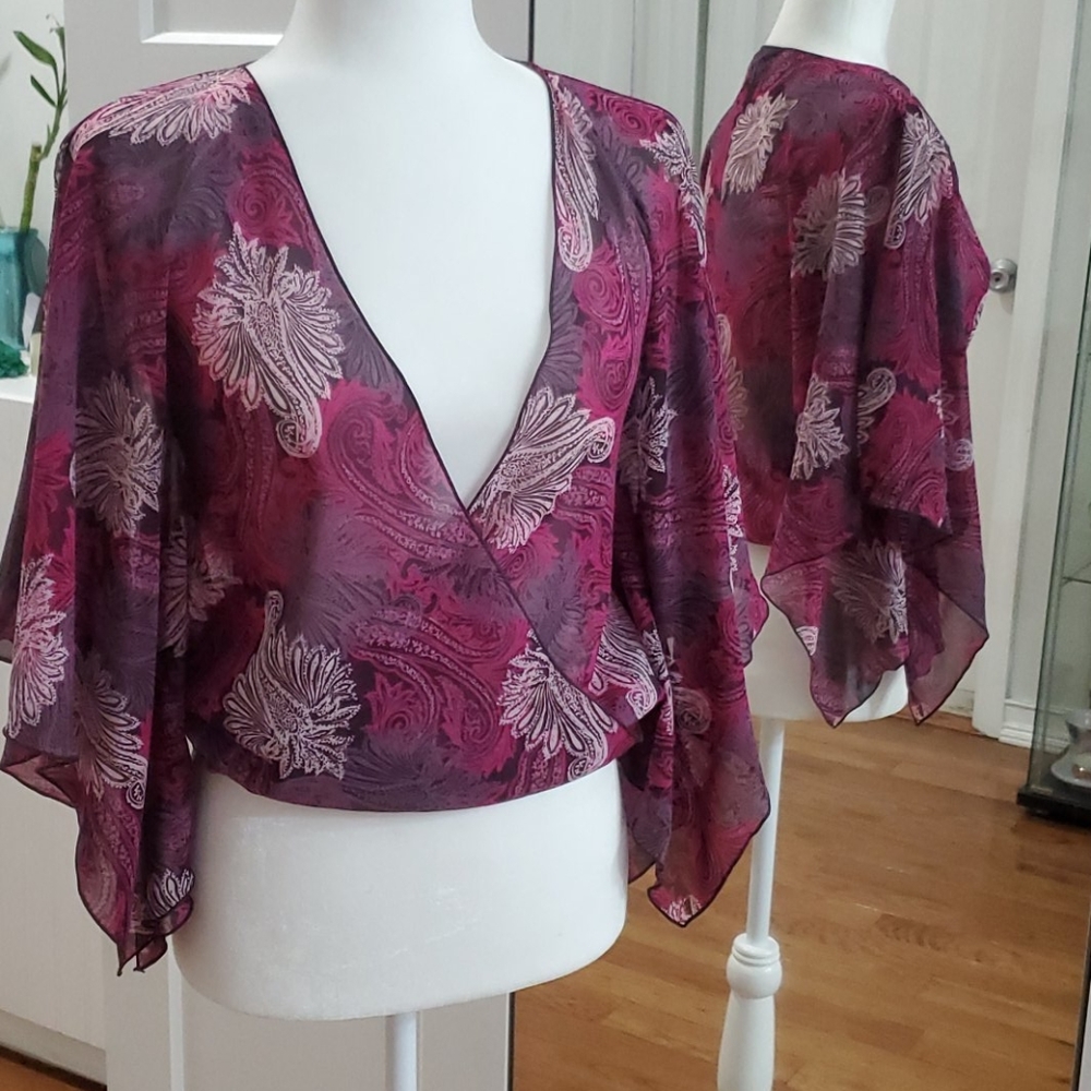 Floral paisley blouse